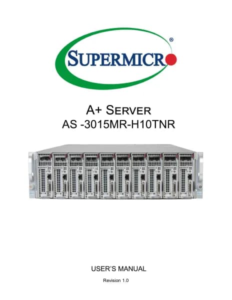 Supermicro SuperServer AS-3015MR-H10TNR