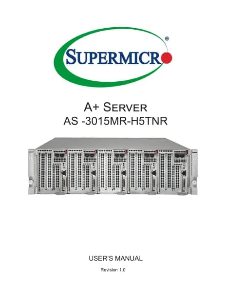 Supermicro SuperServer AS -3015MR-H5TNR