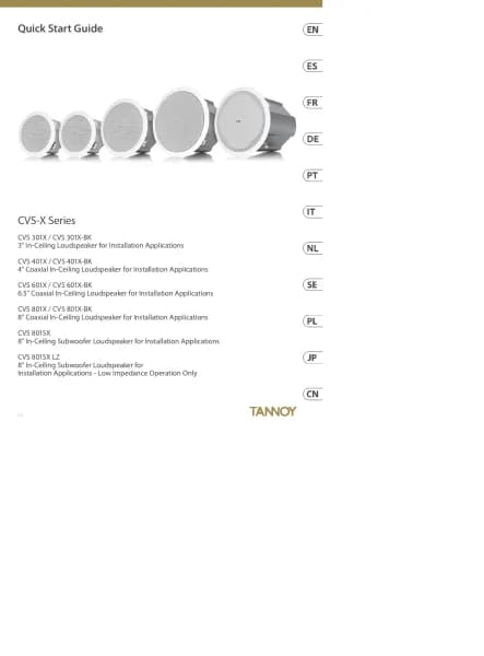 Tannoy CVS 401X