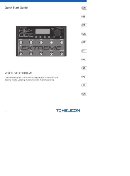 TC Electronic VoiceLive 3 Extreme