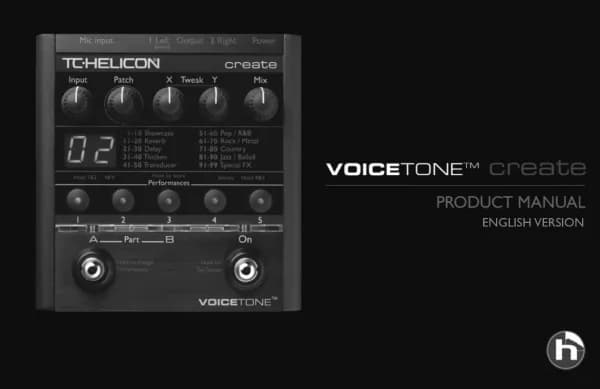 TC Electronic VoiceTone Create