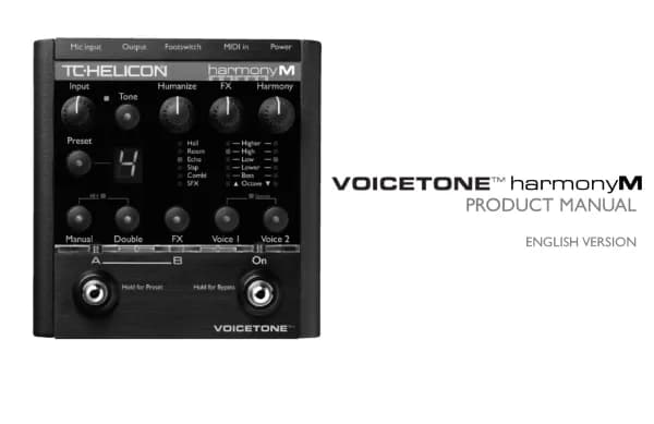 TC Electronic VoiceTone Harmony-M