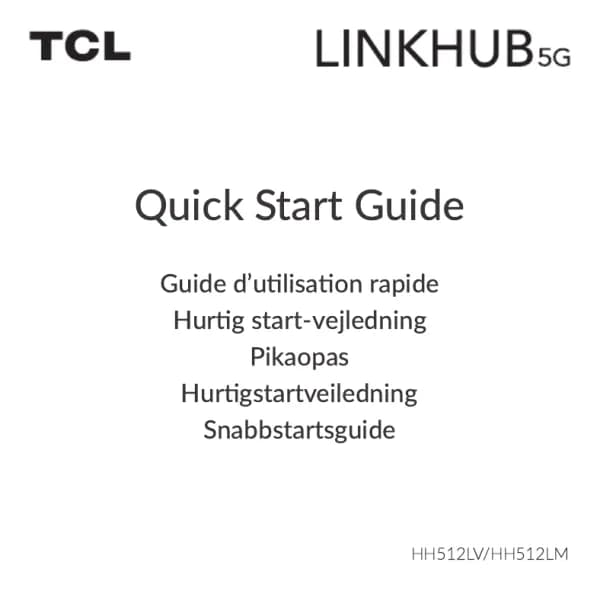 TCL Linkhub 5G HH512L