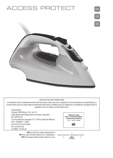 Tefal Access Protect FV1610