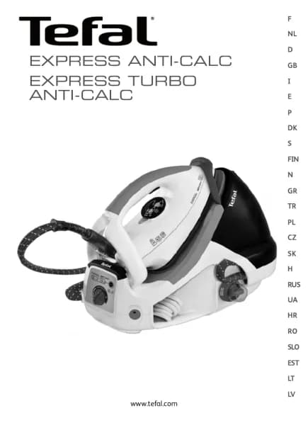 Tefal Express Turbo Anti-Calc GV7260