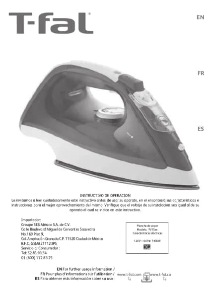 Tefal Fastglide FV1565