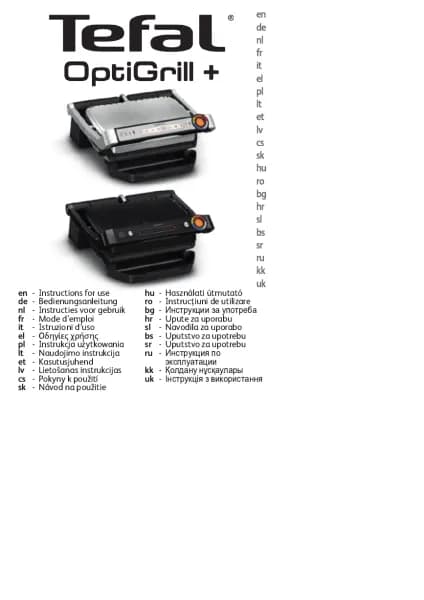 Tefal OptiGrill+ GC718D