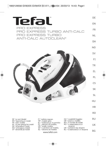 Tefal Pro Express Turbo GV8335
