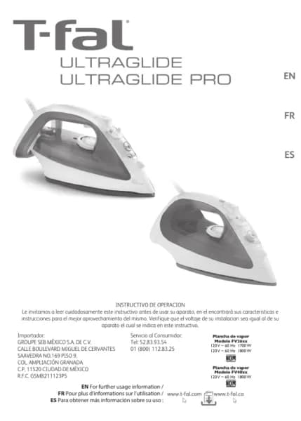 Tefal UltraGlide Pro FV4067