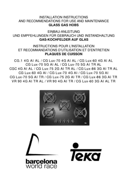 Teka CG.1 60 4G AI AL