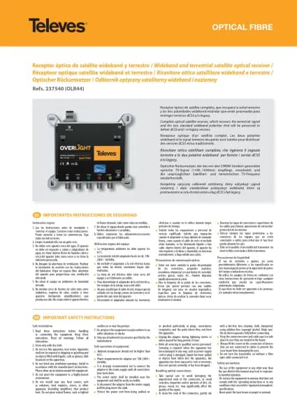 Televés Overlight Optical RX 237540