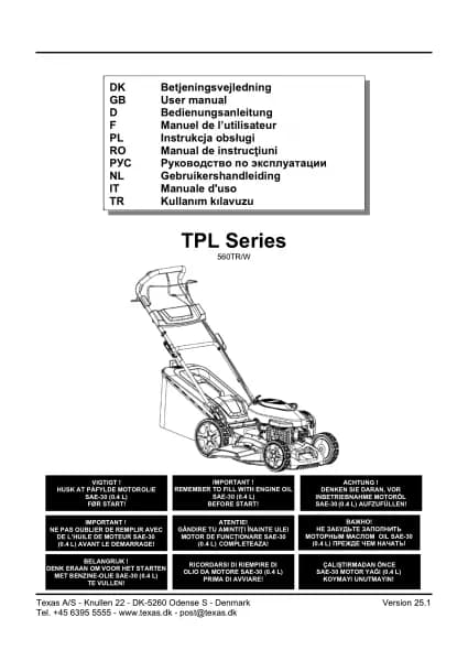 Texas TPL 560TR/W