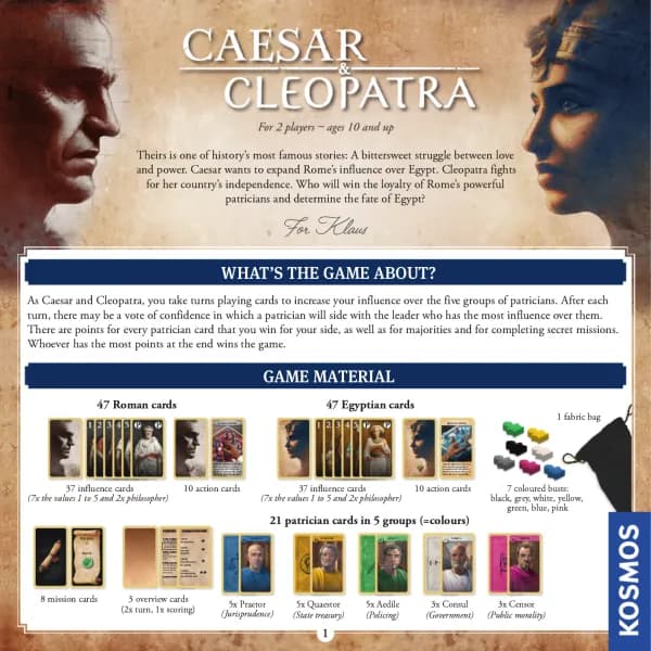 Thames & Kosmos Caesar & Cleopatra