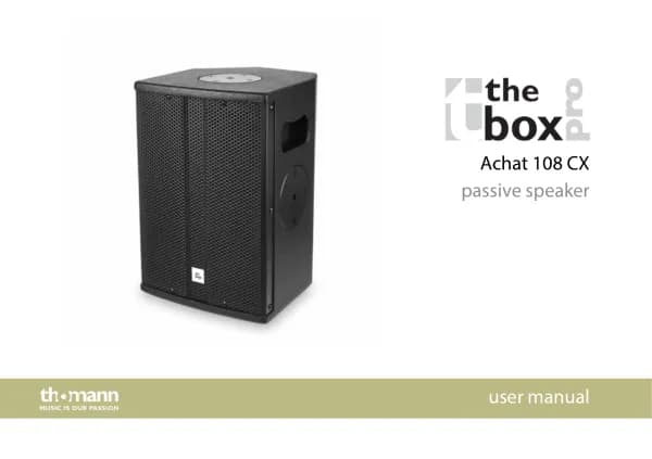 The Box Pro Achat 108 CX