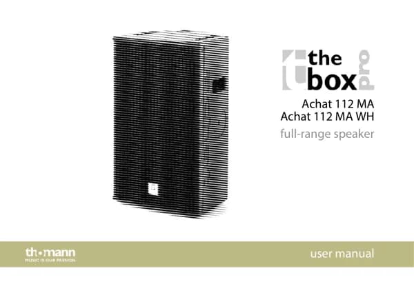 The Box Pro Achat 112 MA