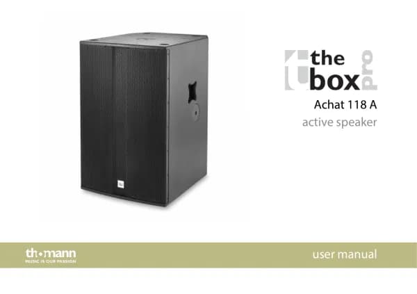 The Box Pro Achat 118 A