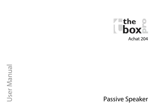 The Box Pro Achat 204
