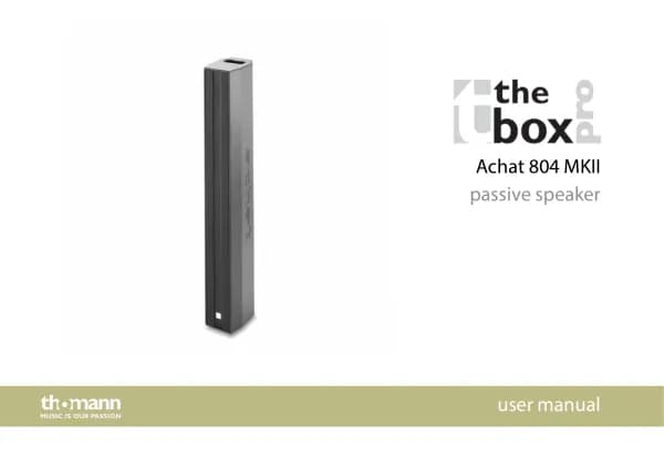 The Box Pro Achat 804 MKII