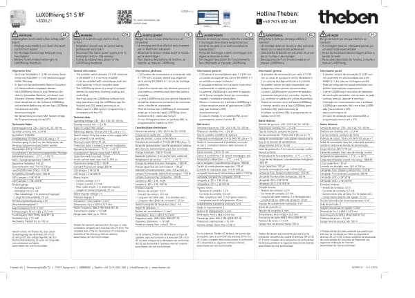Theben LUXORliving PD 1 RF