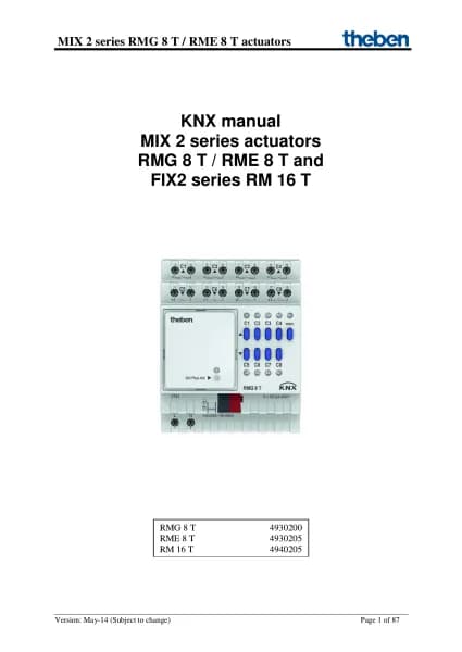 Theben RMG 8 T KNX