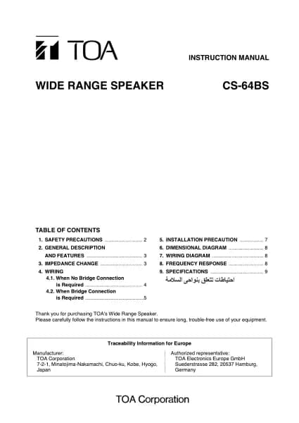 Toa CS-64BS