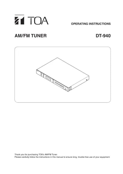 Toa DT-940