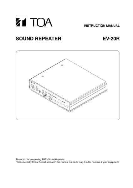 Toa EV-20RPS