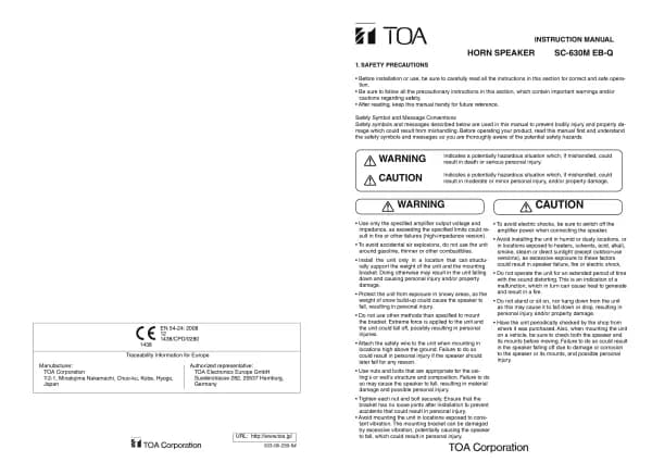 Toa SC-630M EB-Q