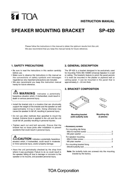Toa SP-420