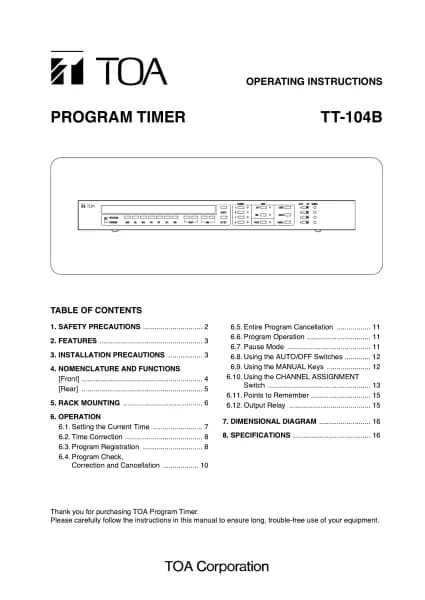Toa TT-104B