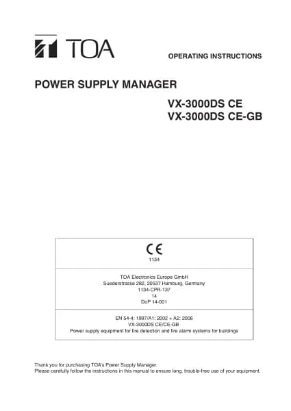 Toa VX-3000DS