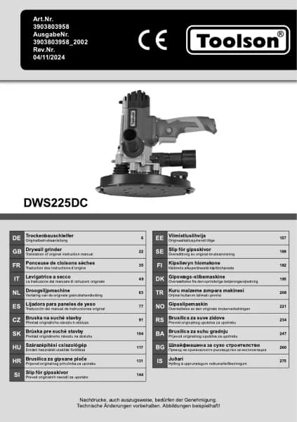 Toolson DWS225DC