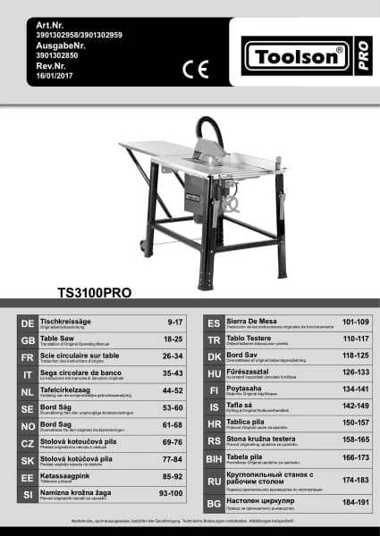 Toolson TS3100PRO