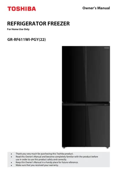 Toshiba GR-RF611WI-PGY22
