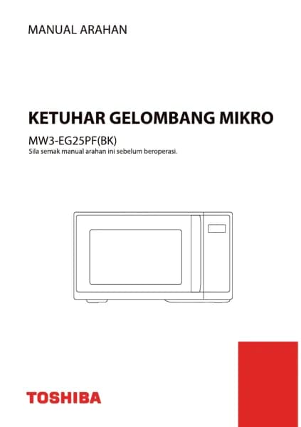 Toshiba MW3-EG25PFBK