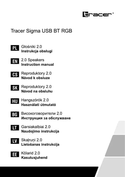 Tracer Sigma USB BT RGB