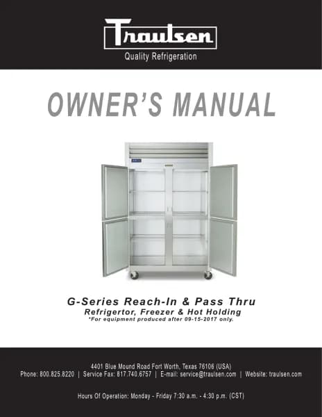 Traulsen G20010