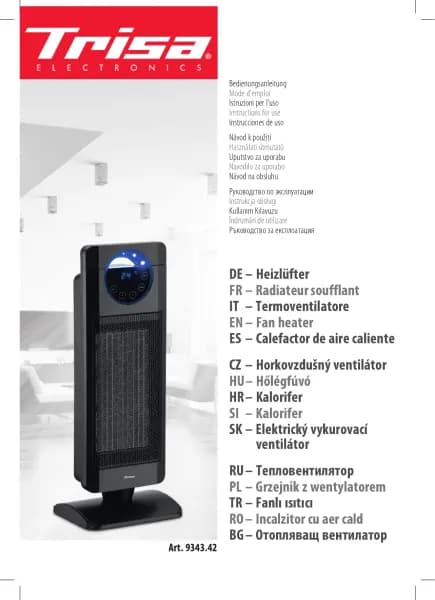 Trisa Ceramic Heater 9343