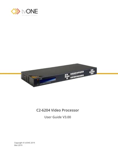 TV One C2-6204