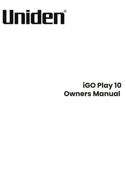 Uniden iGO Play 10