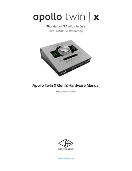 Universal Audio Apollo Twin X Gen 2
