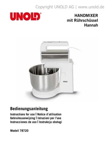 Unold Hannah 78720