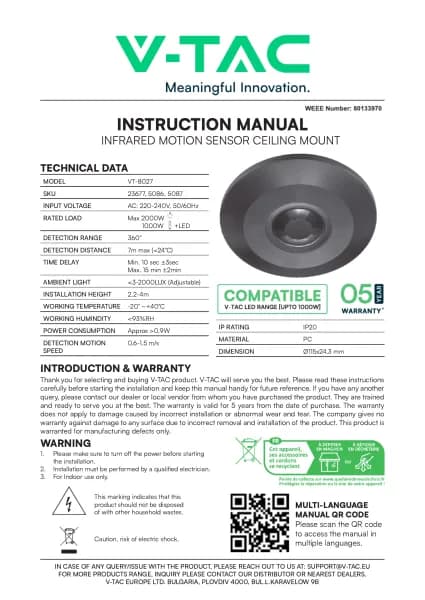 V-Tac VT-8027