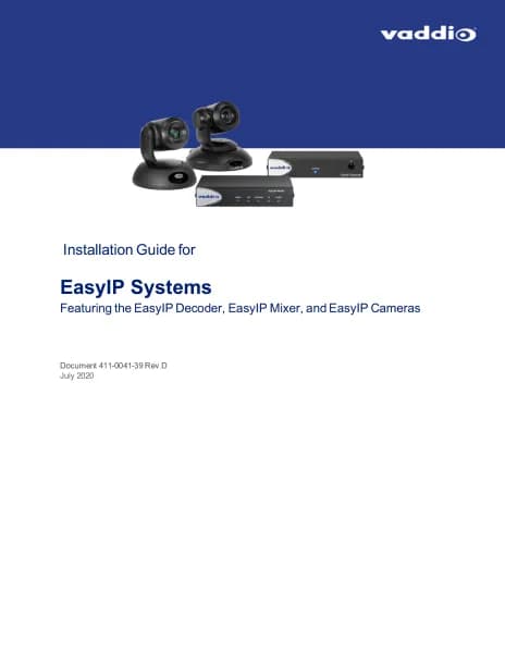 Vaddio EasyIP 20