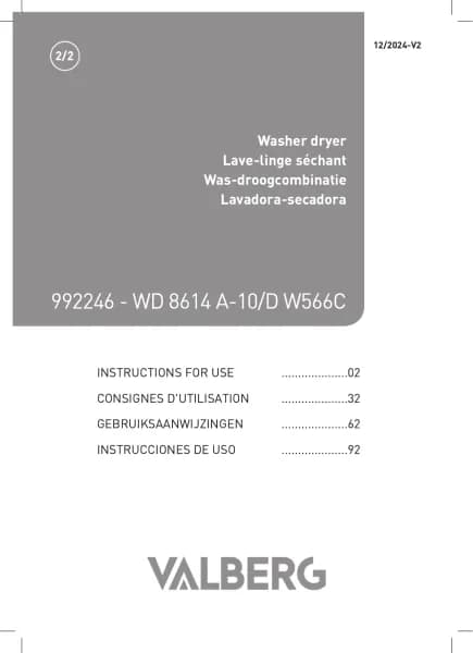 Valberg WD 8614 A 10/D W566C