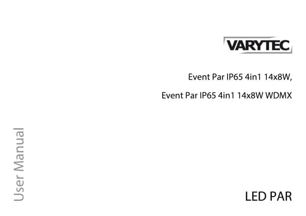 Varytec Event Par IP65 4in1 14x8W WDMX