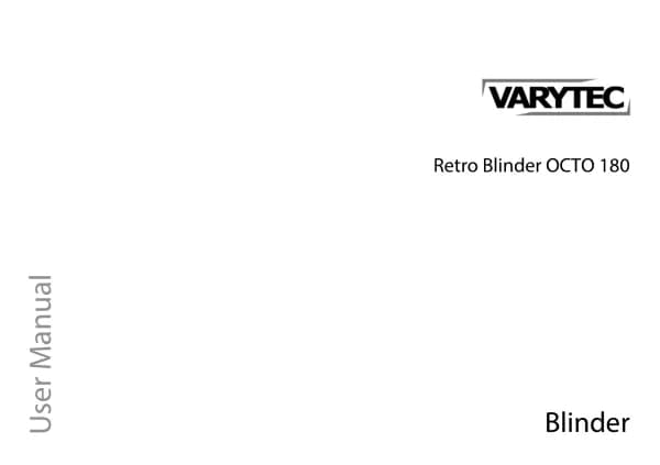 Varytec Retro Blinder OCTO 180