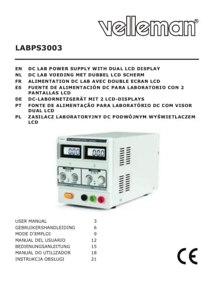 Velleman LABPS3003