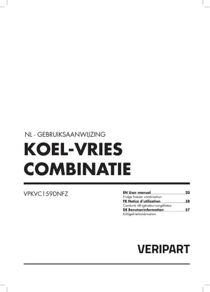 Veripart VPKVC159DNFZ