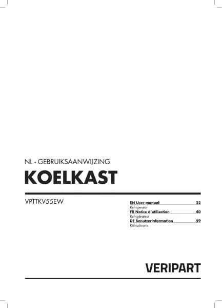 Veripart VPTTKV55EW
